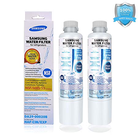 Refrigerator Water Filter DA29-00020B,Compatible with Samsung DA29-00020B, DA29-00020A, HAF-CIN/EXP / Tier1 / Water Sentinel refrigerator