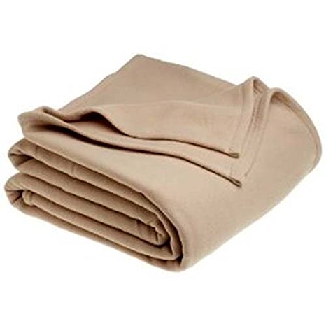 Martex Super Soft Fleece Full/Queen Blanket, Linen