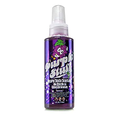 Chemical Guys AIR_222_04 Premium Air Freshener and Odor Eliminator with Purple Stuff Grape Soda Scent (4 oz)