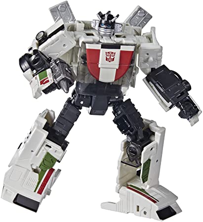 Transformers Toys Generations War for Cybertron: Kingdom Deluxe WFC-K24 Wheeljack Action Figure - Kids Ages 8 and Up, 5.5-inch