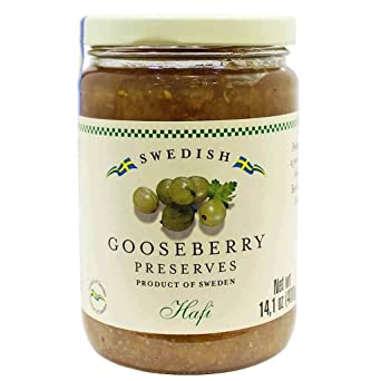 Swedish Gooseberry Preserves by Hafi (14.1 ounce)