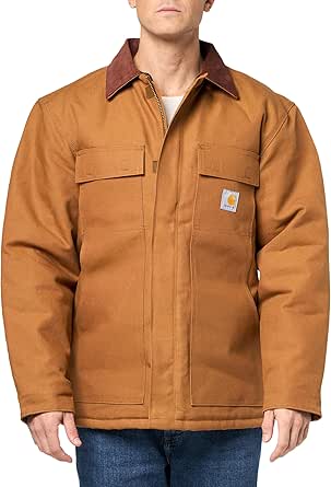 Carhartt Men's C003 Loose Fit Firm Duck Insulated Traditional Coat