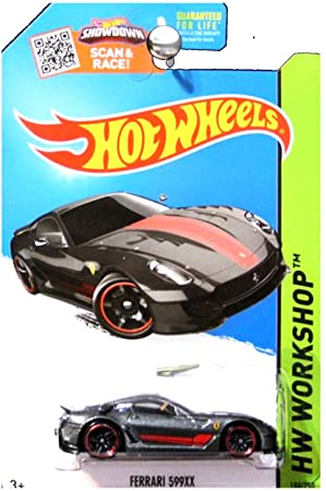 Hot Wheels 2015 HW Workshop Ferrari 599XX 188/250, Dark Gray