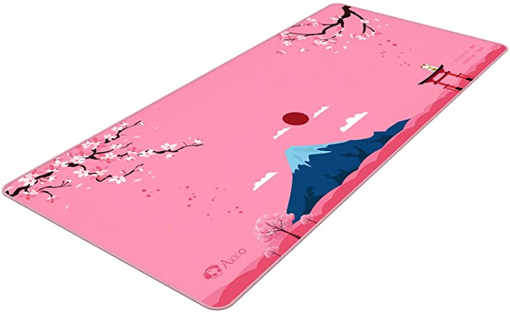 Akko World Tour Tokyo Gaming Mouse Pad, Anti-Slip and Durable with Extra Large Size 35.4 x 15.7 in