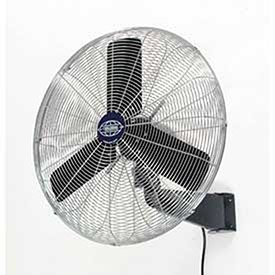 Oscillating Wall Mount Fan, 30" Diameter, 1/3hp, 8775cfm