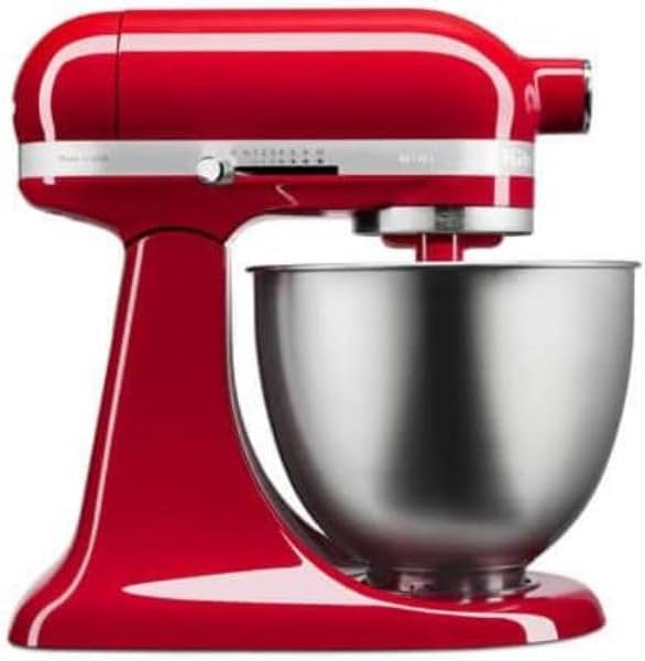 Kitchenaid Artisan 3.3L Mini Stand Mixer Empire Red 5KSM3311XBER