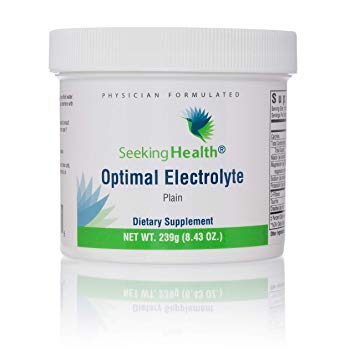 Optimal Electrolyte Unflavored | 30 Powder Servings | Seeking Health | Natural Electrolyte Powder | Electrolyte Replacement