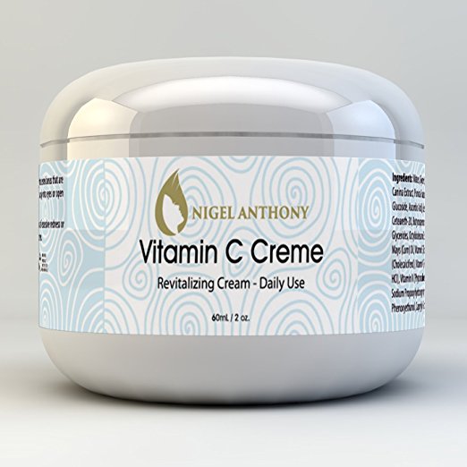 Nigel Anthony VITAMIN C CRÈME – Blemish Remover, Anti-Aging, Brighter & Healthier Natural Skin Care Cream with Antioxidants for Women & Men