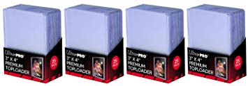 Ultra Pro 3" X 4" Super Clear Premium Toploader 100ct