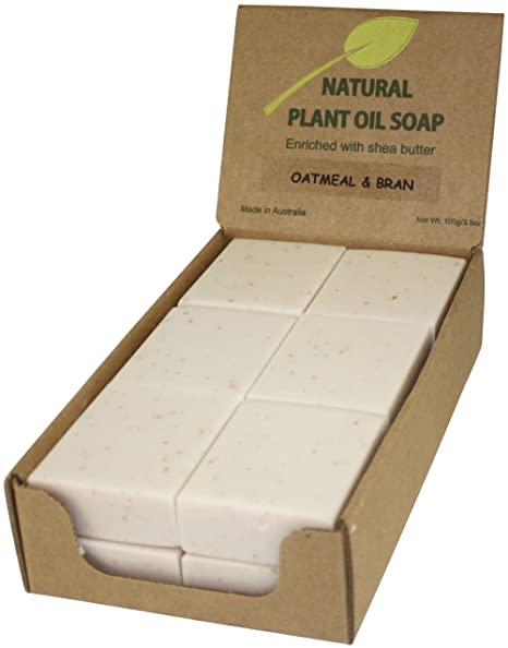 Oatmeal & Milk Natural Soap (12 Bars)