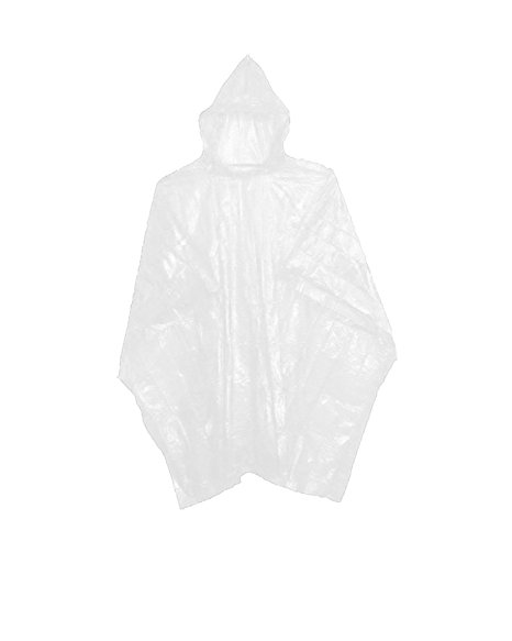 Sara Glove Emergency Disposable Rain Ponchos 8 Colors - (Sold in 5, 10, 30, or 200 Packs)