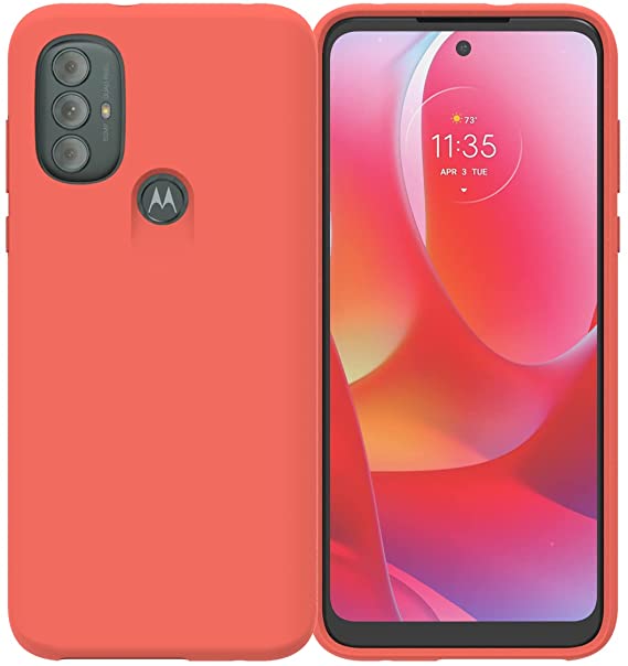Motorola Moto G Power (2022) Protective Case- Precision fit, Stylish Shock Absorbing Phone Cases -Living Coral