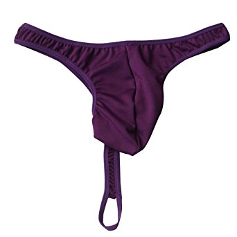 TiaoBug US Mens Strap O ring Thong Brief Underwear
