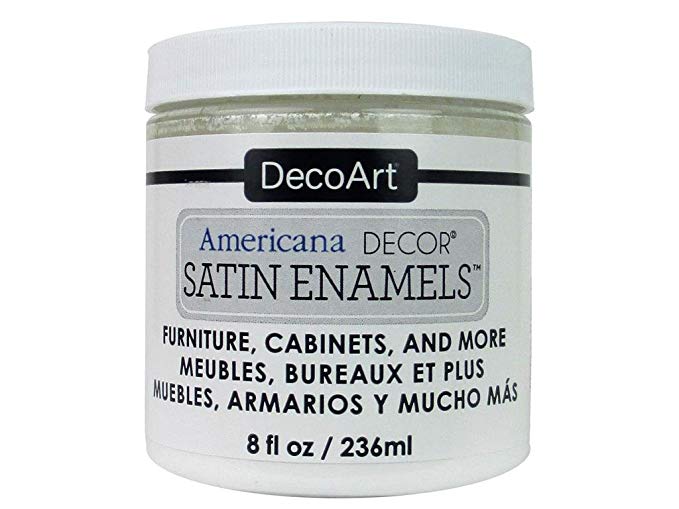 DecoArt Décor Americana Decor Satin Enamels 8oz PureWht