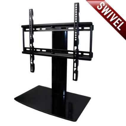 Aeon Stands and Mounts Small TV Stand with Swivel and Height Adjustment for 23 to 46-Inch TV