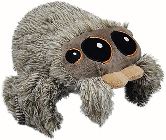 LXSLFY Children's Spider Plush, Lucas Spider Plush Toy, Plush Animal Doll Children's Toy Gift (Brown)