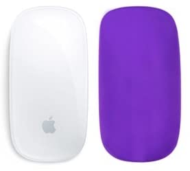 Cosmos Silicone soft skin protector cover for MAC Apple Magic Mouse (Purple)