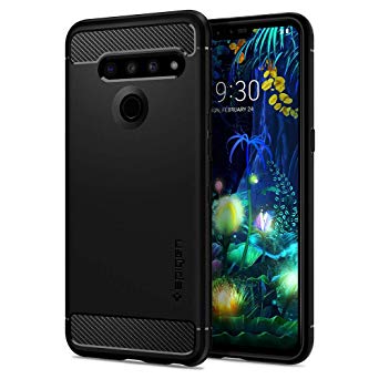 Spigen Rugged Armor Designed for LG V50 ThinQ Case (2019) - Matte Black