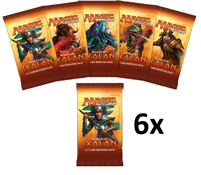 Magic the Gathering (MTG): 6 Rivals of Ixalan Booster Packs - FACTORY SEALED