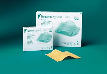Mesh Dressing Tegaderm Ag Silver Sulfate 2 X 2 Inch - 5 Per Bpx by 3M