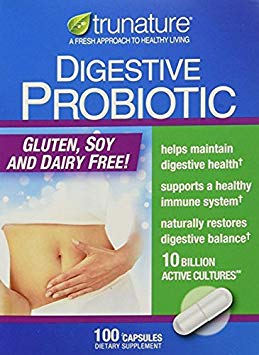 TruNature Digestive Probiotic Capsules, 1Pack (100 Count Each) zK$KJf