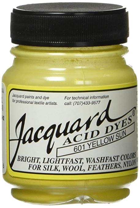 Jacquard Products Yellow Sun Acid Dyes, Acrylic Multicolour, 5.08x5.08x6.35 cm