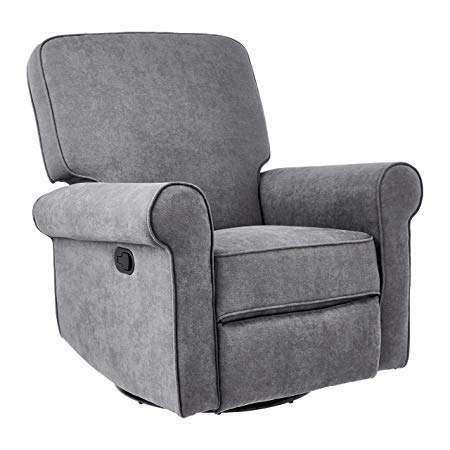 JC Home Swivel&Glider recliner, one size, Grey