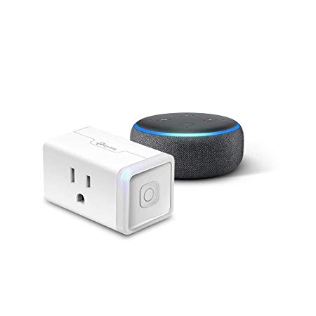 Echo Dot with TP-Link Smart Plug, Charcoal