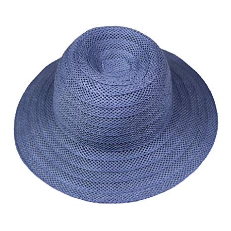Beach Sun Hat Women Summer Cap Sunhat Wide Brim Foldable Packable Floppy Panama