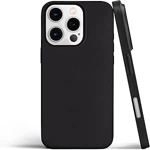 totallee Thin iPhone 16 Pro Case, Thinnest Cover Ultra Slim Minimal - for Apple iPhone 16 Pro (2024) (Frosted Black)