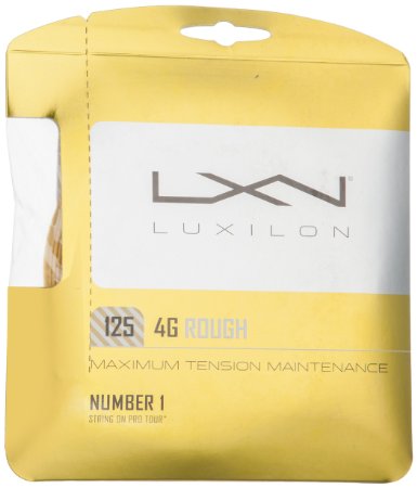 Luxilon 4G Rough Tennis String Gold 16L Gauge125mm