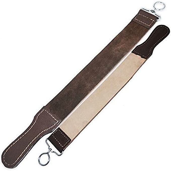 Straight Razor Strop Leather Sharpening Strap 20" Barber Strop