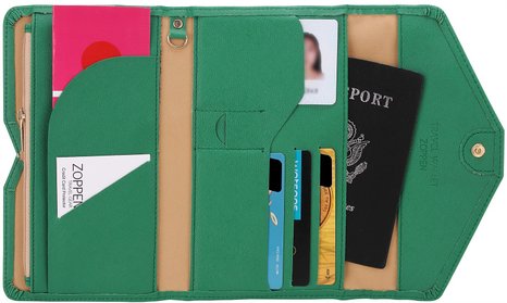 Zoppen Multi-purpose Rfid Blocking Passport Wallet (Ver.4) Organizer Holder