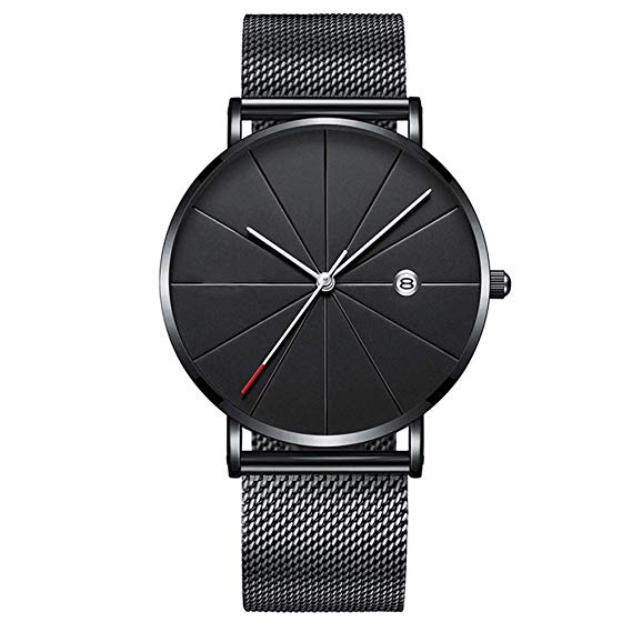 Bingirl Men Stylish High-end Business Ultra-Thin Wristwatch Casual Quartz Watch