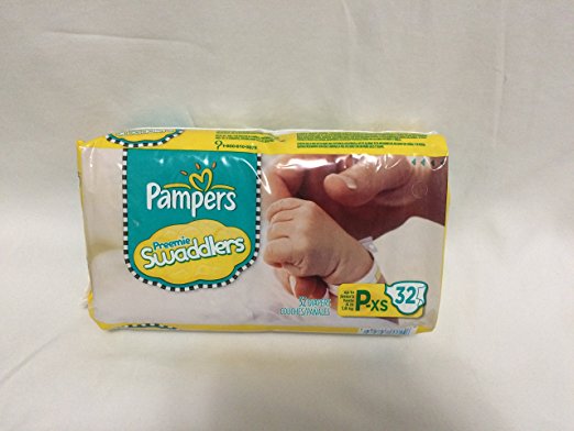 Pampers Swaddlers Diapers - Preemie - XS - 32 ct