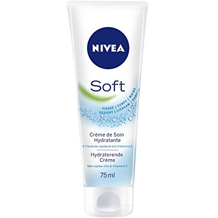Nivea Refreshingly Soft Moisturizing Creme, Unisex, 2.6 Ounce