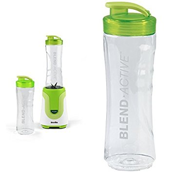 Breville 300 W Blend Active Personal Blender and Spare Bottle Bundle - White/Green