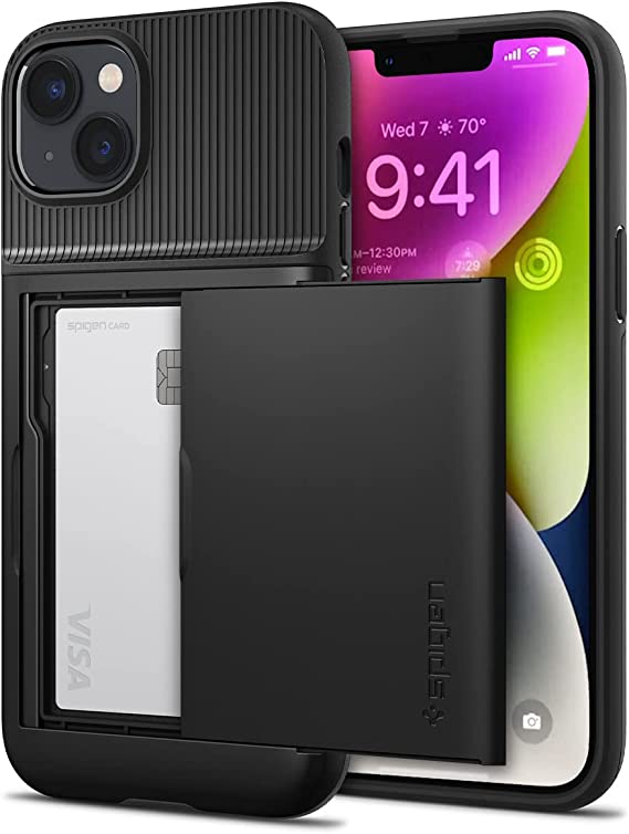 Spigen Slim Armor CS Designed for iPhone 14 Case (2022) - Black