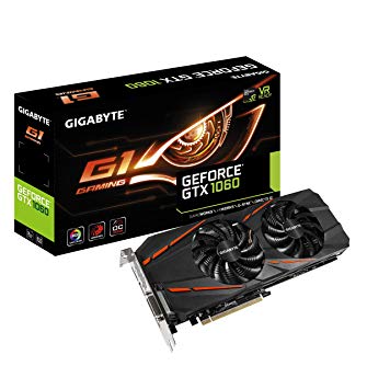 Gigabyte GeForce GTX 1060 G1 Gaming 3GB GDDR5 Graphics Card (GV-N1060G1GAMING-3GD)