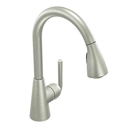 Moen S71708CSL Ascent One-Handle High Arc Pulldown Kitchen Faucet Featuring Reflex, Classic Stainless