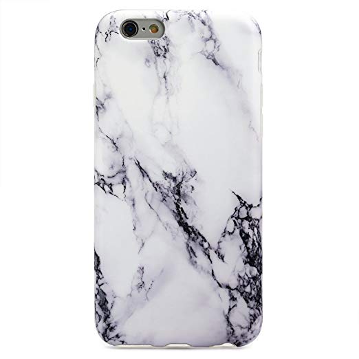 GOLINK iPhone 6S Case Marble Series Slim-Fit Ultra-Thin Anti-Scratch Shockproof Dust Proof Anti-Finger Print TPU Case for iPhone 6/iPhone 6S 4.7" - White Marble II