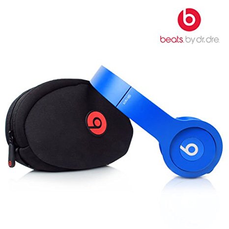 Beats Solo HD Wired On-Ear Headphone - Matte Blue Custom by OnlineMart