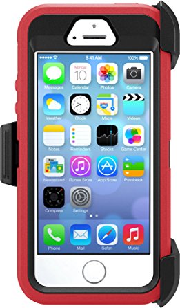 OtterBox DEFENDER SERIES Case for iPhone 5/5s/SE - Retail Packaging - RASPBERRY (BLACK/RASPBERRY PINK) (Discontinued by Manufacturer)