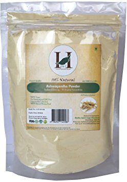 H&C 100% Natural Ashwagandha Root Powder / Indian Ginseng (Withania Somnifera) 227 g (1/2 LB) Processed in FDA Registered Facility ( AN 100% Natural Herbal Supplement )