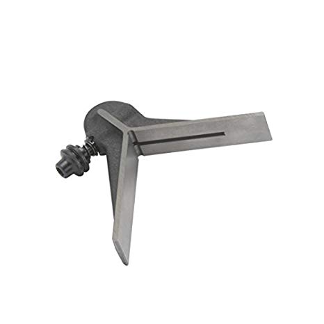 Starrett C11-1224 Cast Iron Center Head For Combination Squares, Combination Sets And Bevel Protractors, Black Wrinkle Finish