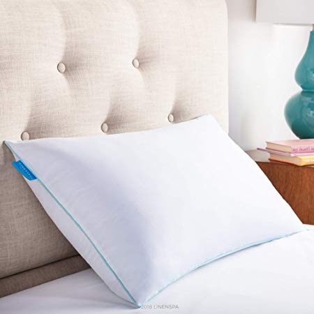 Linenspa Shredded Memory Foam Pillow with Gel Memory Foam - Queen