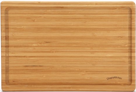 Extra Large Multipurpose Bamboo Cutting Board - 175 by 12 inch - by Utopia Kitchen