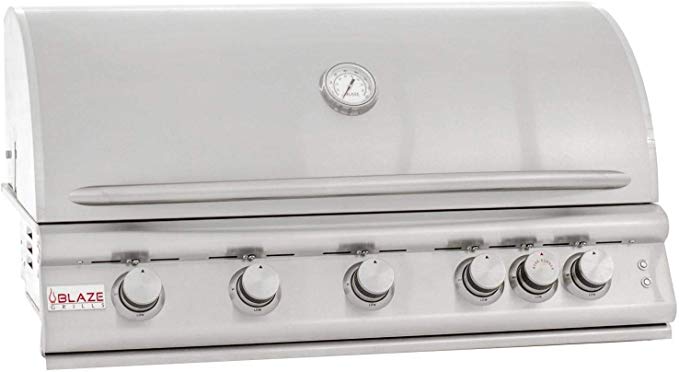 Blaze Built-In Grill with Lights (BLZ-5LTE2-NG), 40-inch, Natural Gas