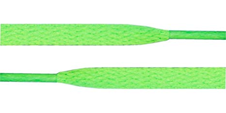 Flat Shoelaces 5/16" Wide Many Colors and Lengths For Sneakers Shoes