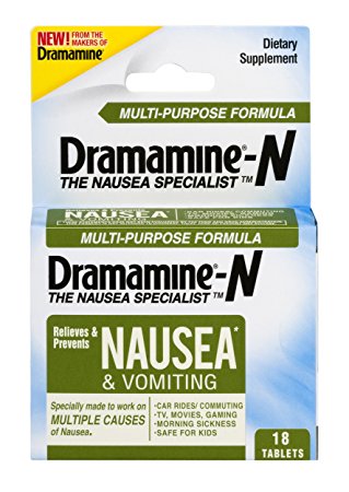 Dramamine Multi-Purpose Formula 18 Tablets, 2 Count